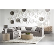 Essentials For Living Traditions Atlas Wood Media Sideboard in Gray