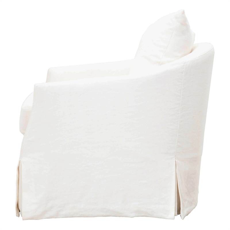 Essentials For Living Stitch & Hand Faye Fabric Club Chair in Cream