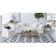 Essentials For Living Stitch & Hand Faye Fabric Club Chair in Cream