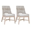 Essentials For Living Woven Fabric Outdoor Dining Chair - Gray  (Set of 2)