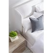 Essentials For Living Stitch & Hand Stewart Wood Queen Bed in White