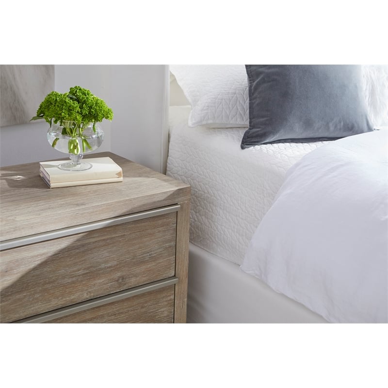 Essentials For Living Stitch & Hand Stewart Wood Cal King Bed in White