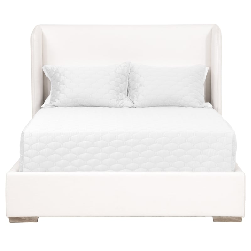Essentials For Living Stitch & Hand Stewart Wood Cal King Bed in White
