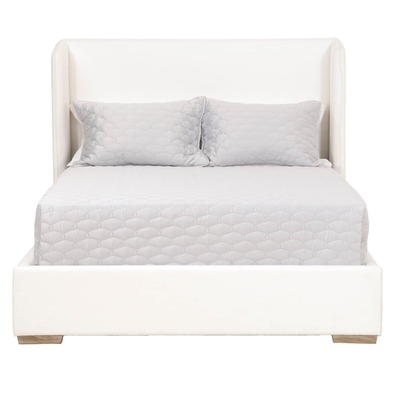 Essentials For Living Stitch & Hand Stewart Wood King Bed in White