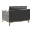 Essentials For Living Stitch & Hand Parker Fabric Sofa Chair in Gray