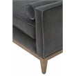 Essentials For Living Stitch & Hand Parker Fabric Sofa Chair in Gray