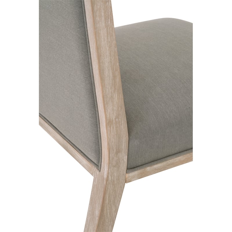 Essentials For Living Traditions Fabric Dining Chair in Gray (Set of 2)