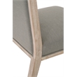 Essentials For Living Traditions Fabric Dining Chair in Gray (Set of 2)