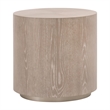Essentials For Living District Roto Wood Large End Table in Natural Gray