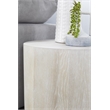 Essentials For Living District Roto Wood Large End Table in Natural Gray