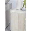 Essentials For Living District Roto Wood Large End Table in Natural Gray