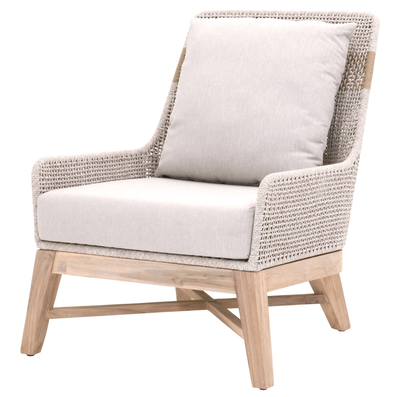 woven club chair