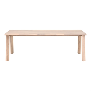 diego outdoor dining table base in gray teak