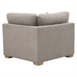 Star International Furniture Stitch & Hand Hayden Fabric Corner Chair in Gray