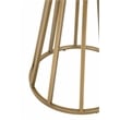 Essentials For Living Traditions Turino Metal Dining Table Base in Gold