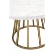 Essentials For Living Traditions Turino Metal Dining Table Base in Gold