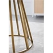 Essentials For Living Traditions Turino Metal Dining Table Base in Gold