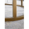 Essentials For Living Traditions Turino Metal Dining Table Base in Gold