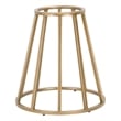Essentials For Living Traditions Turino Metal Dining Table Base in Gold
