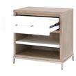 Essentials For Living Traditions Wrenn 1-Drawer Wood Nightstand in Gray