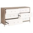 Essentials For Living Traditions Wrenn 6-Drawer Wood Dresser in Natural