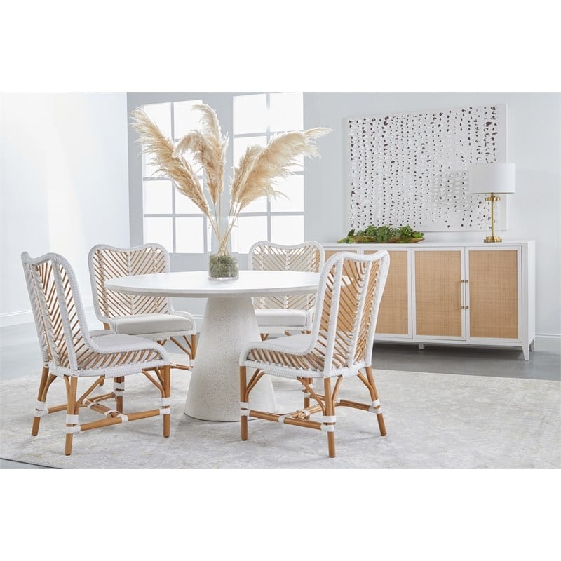 Essentials For Living Traditions Holland Wood Media Sideboard in White