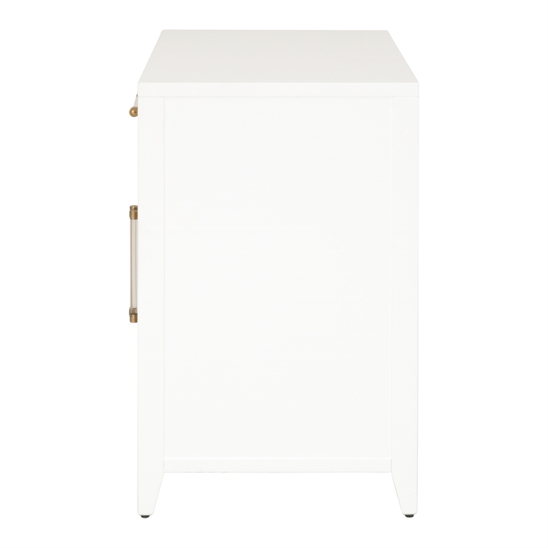 Essentials For Living Traditions Holland Wood Media Chest in White