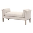 Essentials For Living Essentials Warner Fabric Bench in Bisque Beige
