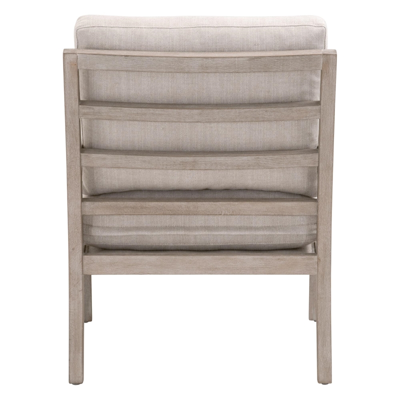 Essentials For Living Stitch & Hand Stratton Fabric Club Chair in Beige