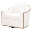 Essentials For Living Stitch & Hand Paxton Fabric Club Chair in White