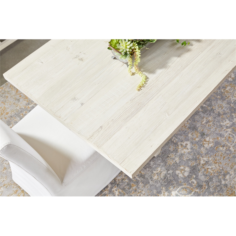 Essentials For Living Stitch & Hand Fabric Dining Chair in White/Set of 2