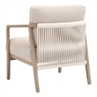 Essentials For Living Bella Antique Harbor Fabric Club Chair in Beige