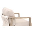 Essentials For Living Bella Antique Harbor Fabric Club Chair in Beige