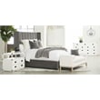 Essentials For Living Stitch & Hand Keaton Fabric Bench in White