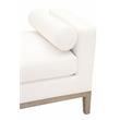 Essentials For Living Stitch & Hand Keaton Fabric Bench in White