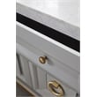 Essentials For Living Traditions Azure Wood Media Chest in Dove Gray