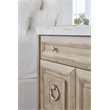Essentials For Living Traditions Azure Wood Media Chest in Natural Gray