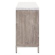 Essentials For Living Traditions Azure Wood 6-Drawer Dresser in Gray