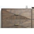 Essentials For Living Traditions Wynn Wood 6-Drawer Dresser in Brown