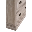 Essentials For Living Traditions Eden Wood 7-Drawer Media Dresser in Gray