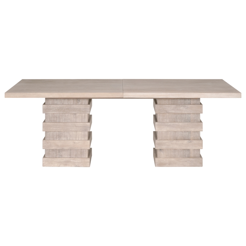 Essentials For Living Traditions Plaza Wood Extension Dining Table - Gray