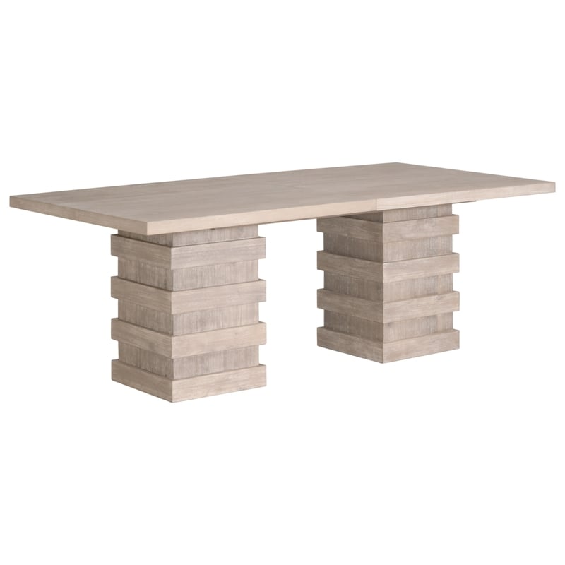 Essentials For Living Traditions Plaza Wood Extension Dining Table - Gray