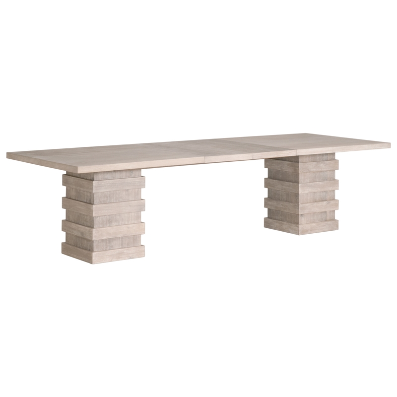 Essentials For Living Traditions Plaza Wood Extension Dining Table - Gray