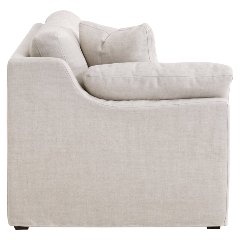 Essentials For Living Stitch & Hand Lena Fabric Left Arm Sofa in Beige
