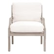 Essentials For Living Stitch & Hand Stratton Fabric Club Chair in White