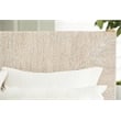 Essentials For Living Woven Malay Fabric Queen Bed in Off White/Gray