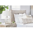 Essentials For Living Woven Malay Fabric Queen Bed in Off White/Gray