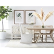 Essentials For Living Bella Antique Willow Wood Media Sideboard in White