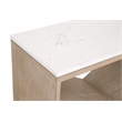 Essentials For Living Bella Antique Cellar Wood Console Table in Gray Oak