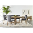 Essentials For Living Bella Antique Cellar Wood Console Table in Gray Oak